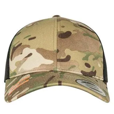 Retro Trucker Multicam Cap