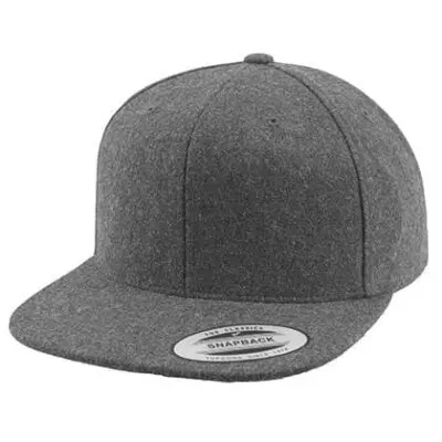Melton Wool Snapback Cap