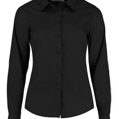 Women´s Tailored Fit Poplin Shirt Long Sleeve