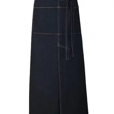 Jeans Bistro Apron With Split