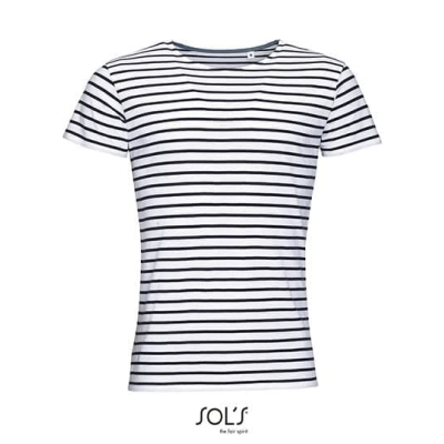 Men´s Round Neck Striped T-Shirt Miles