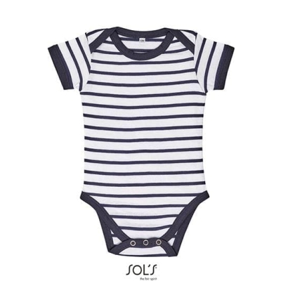 Baby Striped Bodysuit Miles