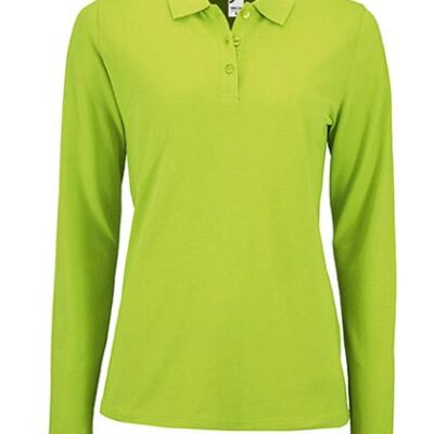 Women´s Long-Sleeve Piqué Polo Shirt Perfect