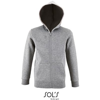 Kids´ Zip Hoodie Stone