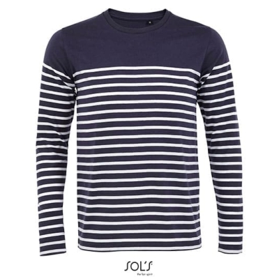 Men´s Long Sleeve Striped T-Shirt Matelot