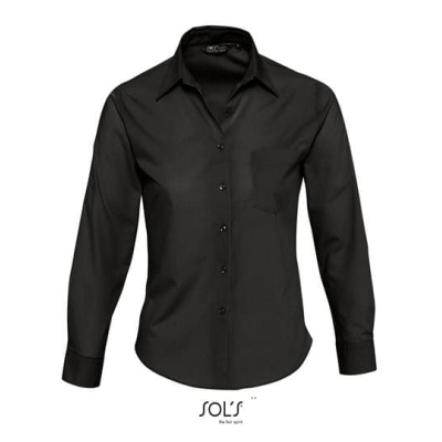 Popeline-Blouse Executive Long Sleeve