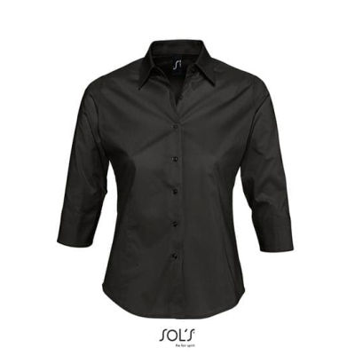 Women´s Stretch-3/4-Sleeve Blouse Effect