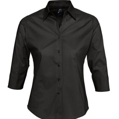Women´s Stretch-3/4-Sleeve Blouse Effect