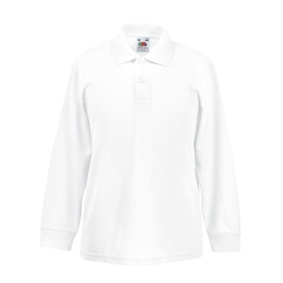 Kids Long Sleeve 65/35 Polo