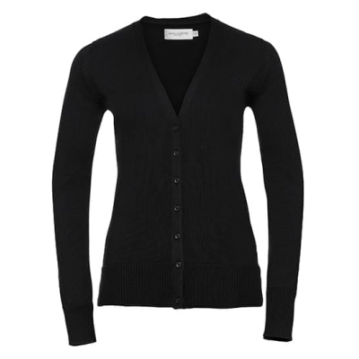 Ladies V-Neck Knitted Cardigan