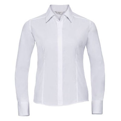 Ladies Fitted Poplin Shirt- LSL