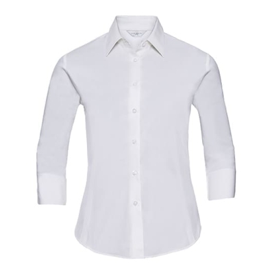 Ladies' 3/4 Sleeve Easy Care Fitted Shirt