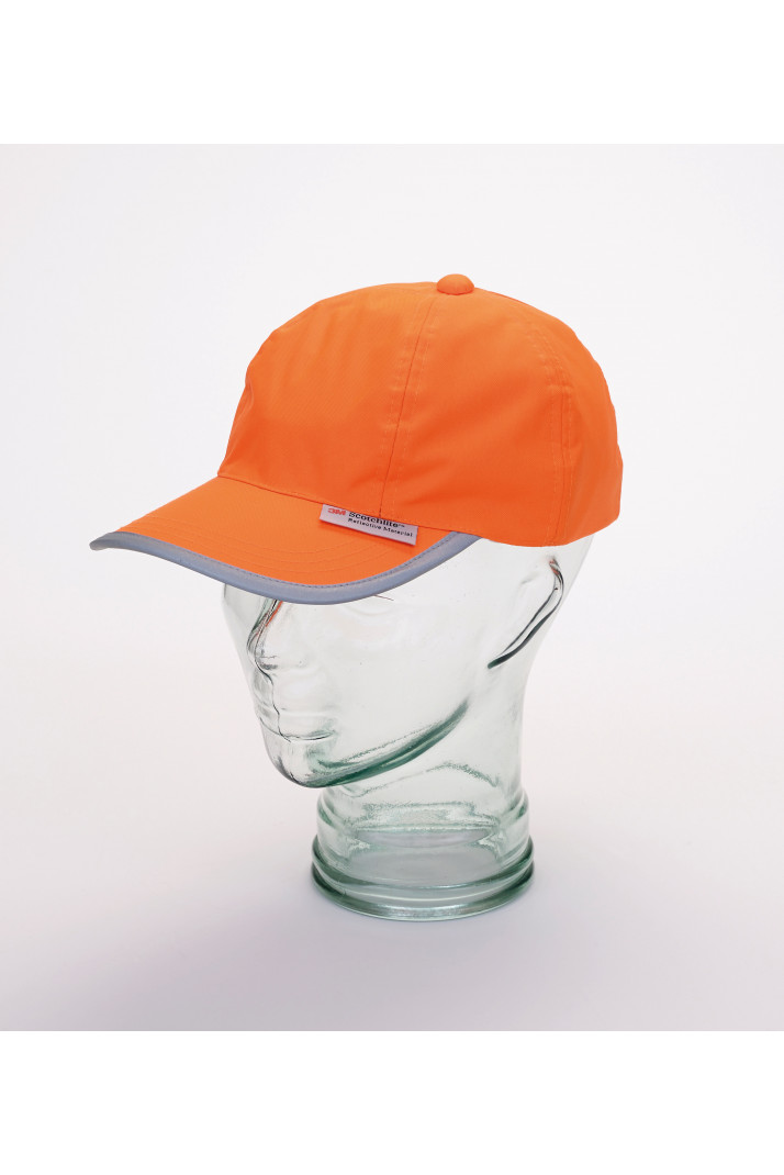 Baseball Cap With Reflective Hem