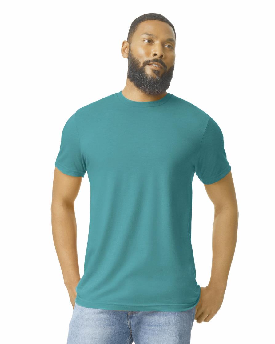 Heren-T-shirt softstyle CVC