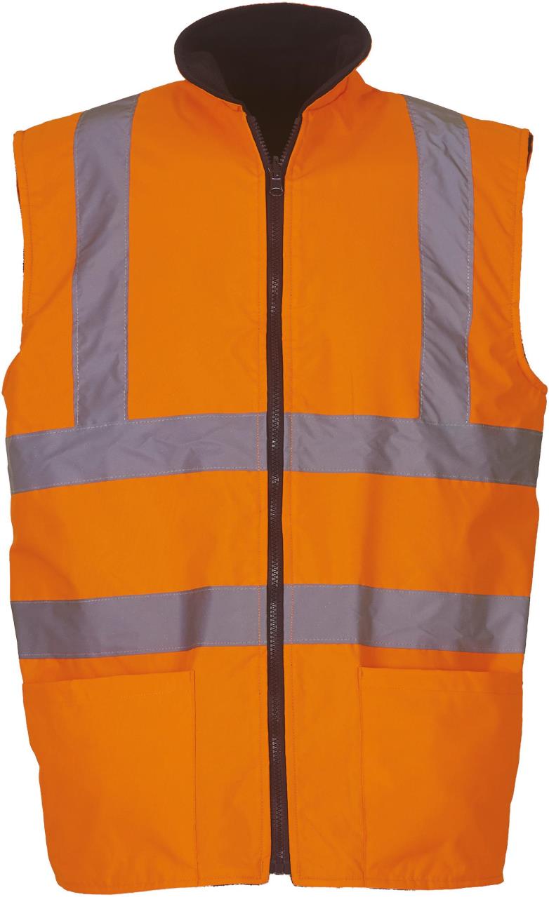 Signalisatie omkeerbaar fleece gilet
