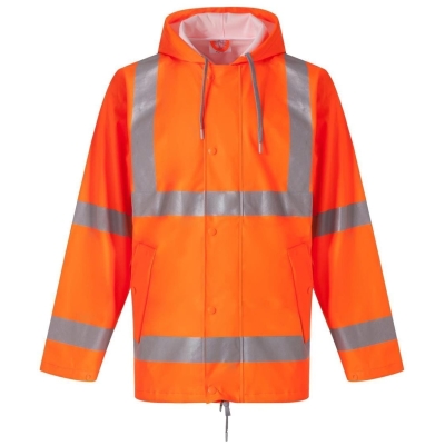Ademend regenjasje Hi-Vis Soft Flex