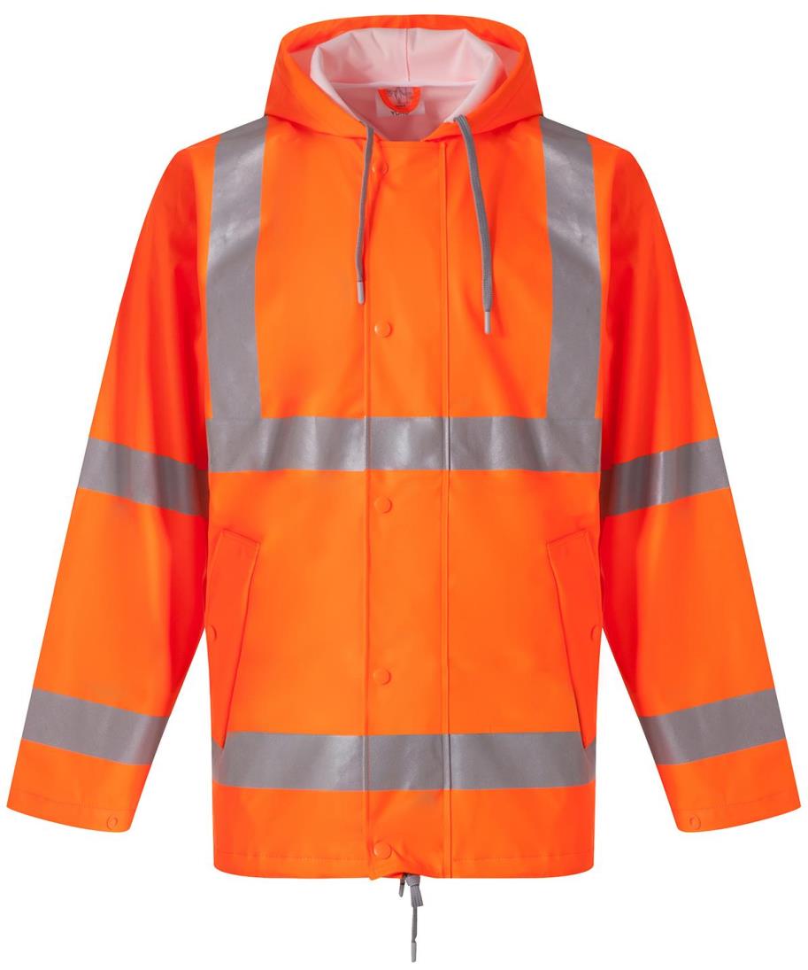 Ademend regenjasje Hi-Vis Soft Flex