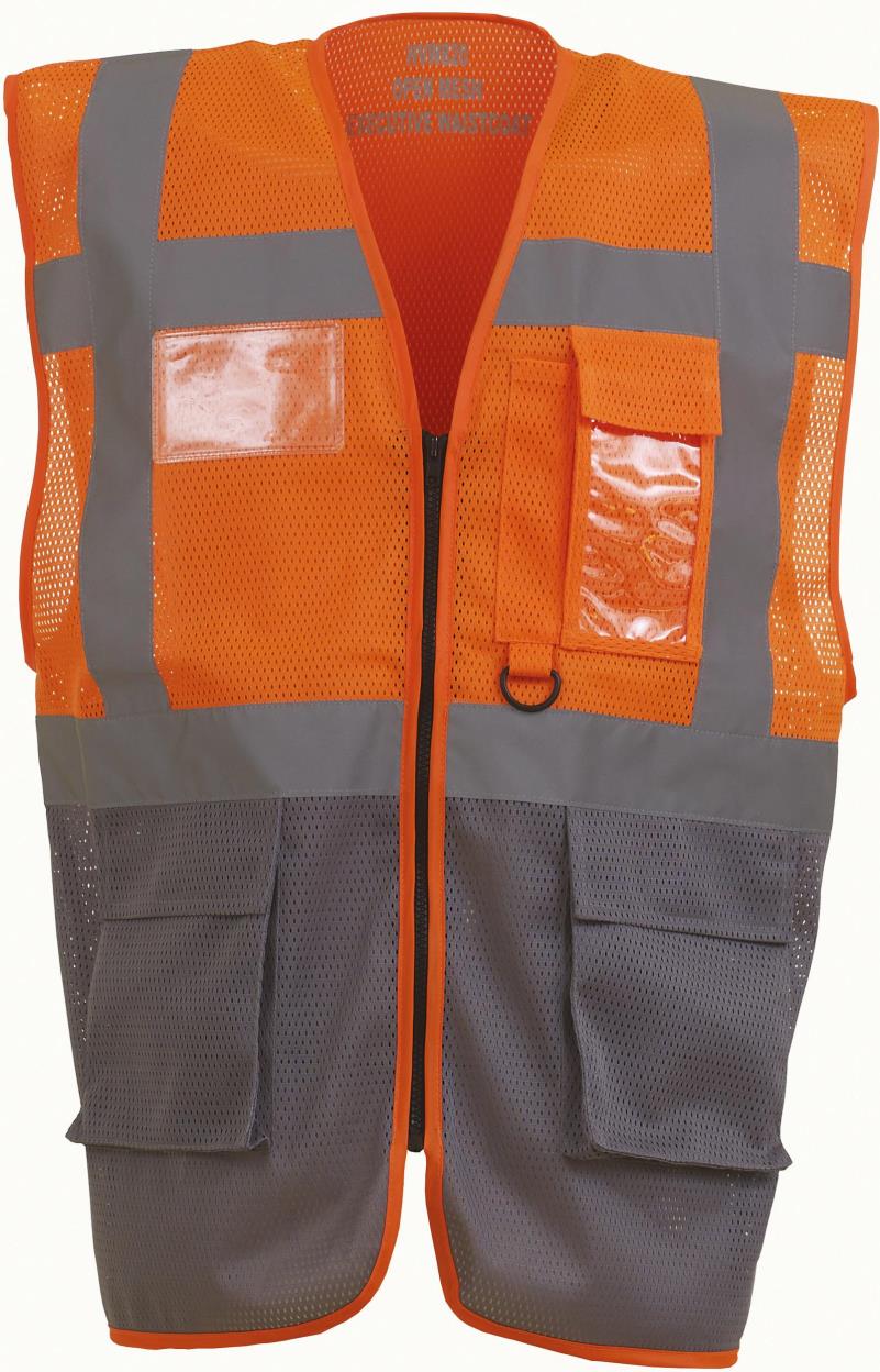 Top Cool - Hi-Vis mesh executive waistcoat