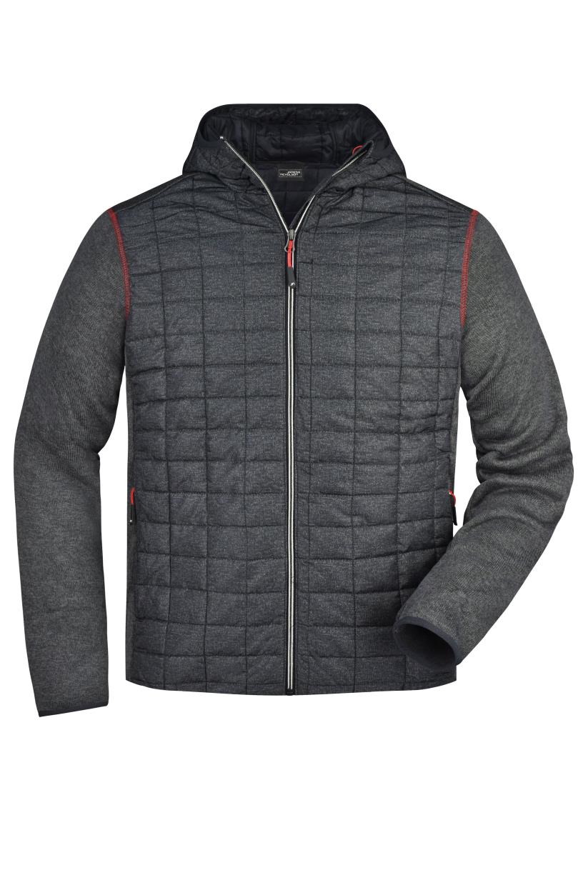 Men's Knitted Hybrid Jacket
