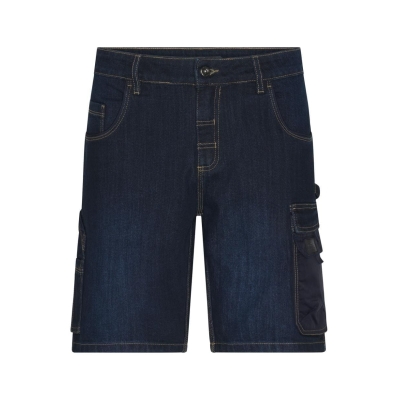 Workwear Stretch-Bermuda-Jeans