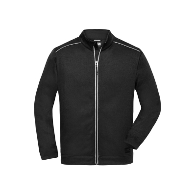 Men's Knitted Workwear Fleece Jacket - SOLID -