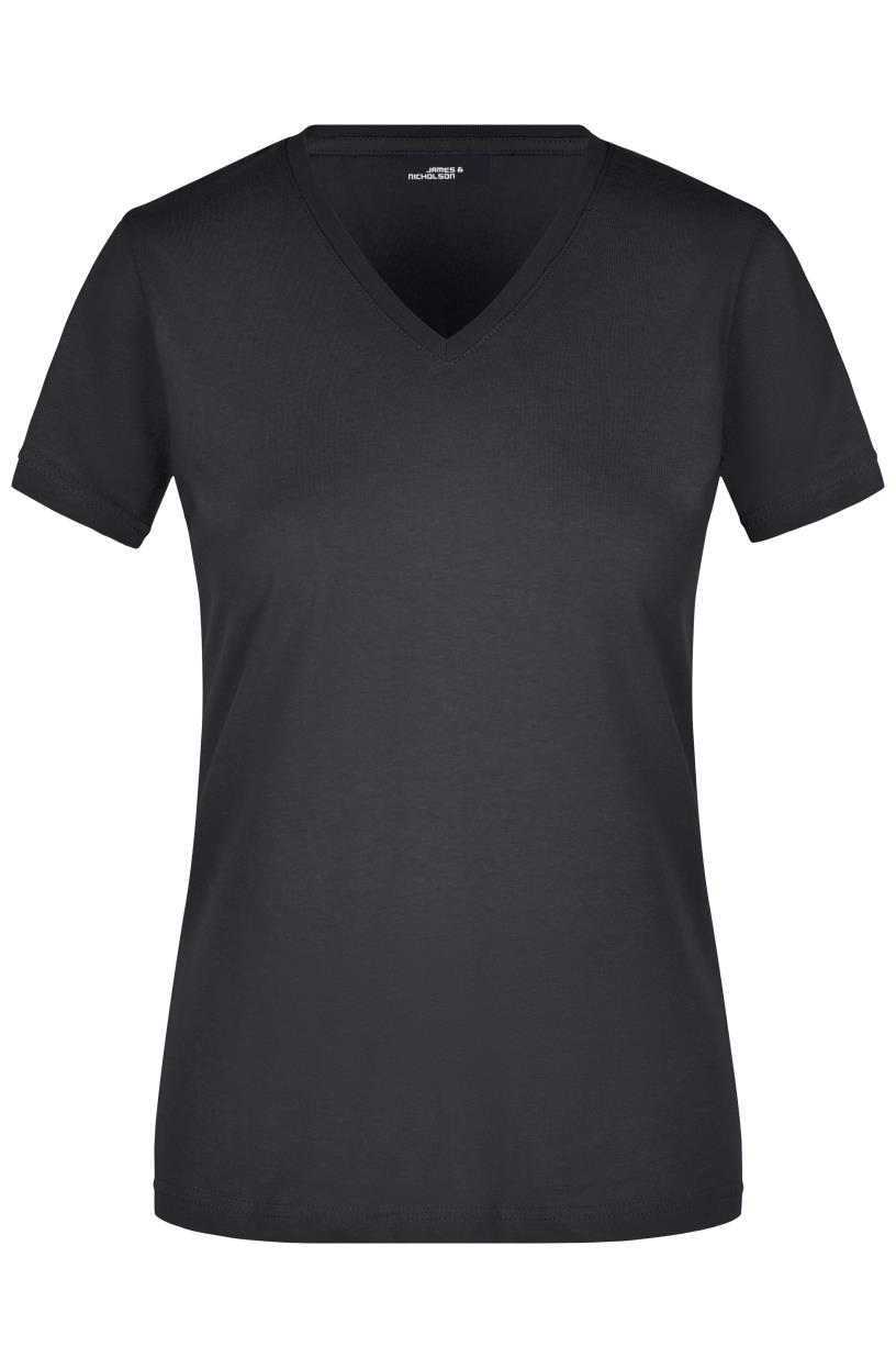 Ladies' Slim Fit V-T