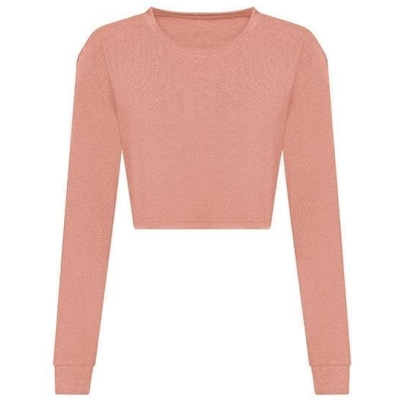 Just Ts - Women´s Long Sleeve Cropped T
