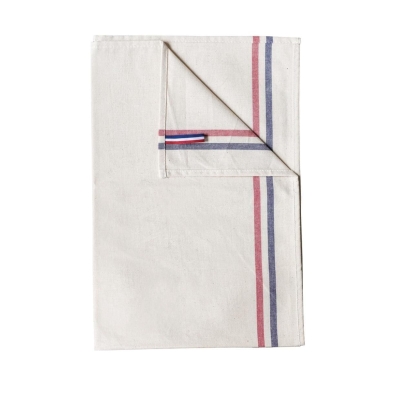 Theedoek met 2 strepen 'Origine France Garantie'