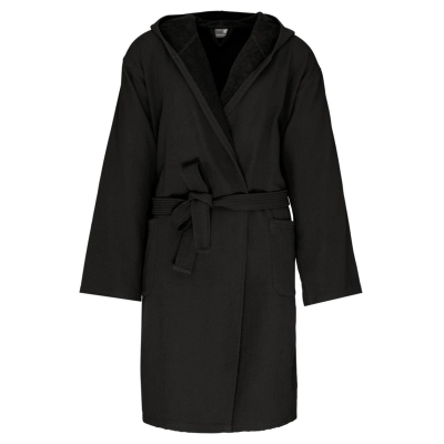 Biologische badjas met capuchon