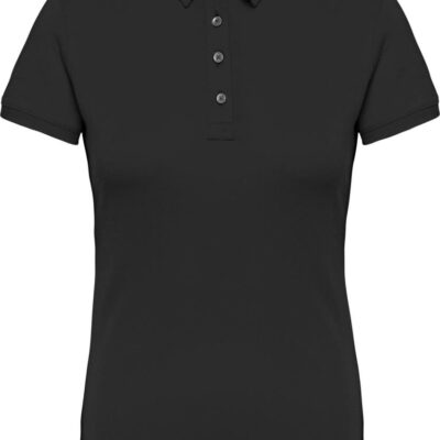 Damespolo korte mouwen van jersey