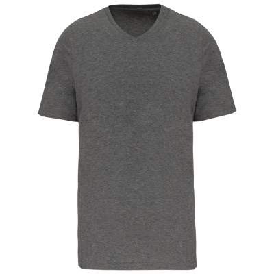Heren-t-shirt Supima® V-hals korte mouwen