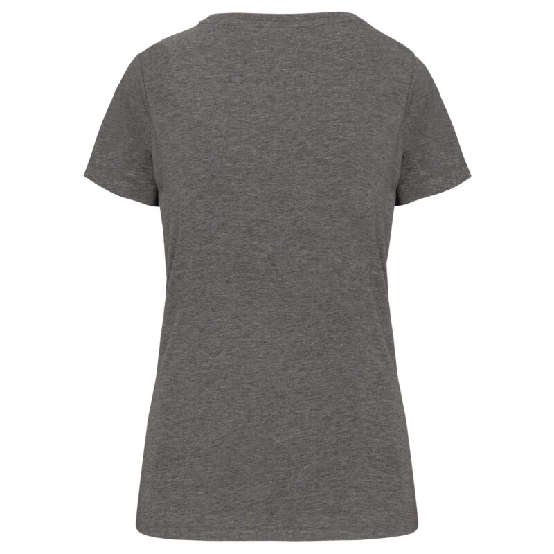Dames-t-shirt Supima® V-hals korte mouwen - Afbeelding 2