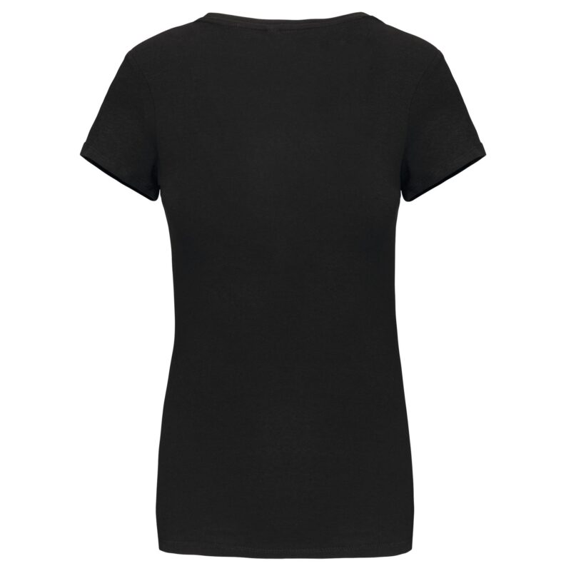 Dames-t-shirt ronde hals korte mouwen - Afbeelding 2
