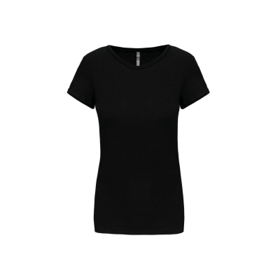 Dames-t-shirt ronde hals korte mouwen