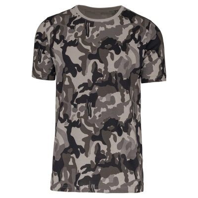 T-shirt camo korte mouwen