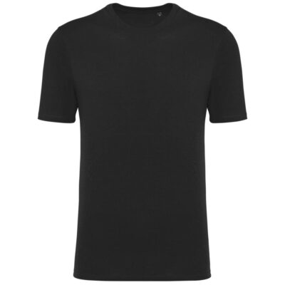 T-shirt ronde hals met korte mouwen uniseks