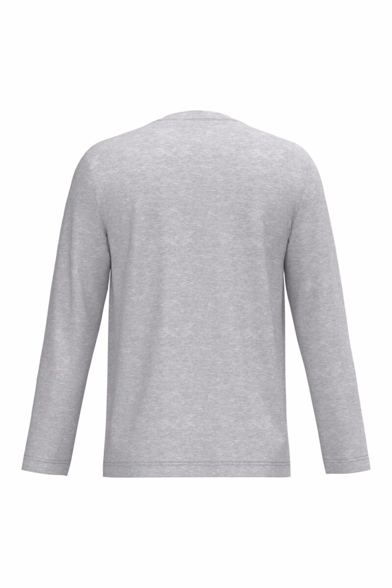 T-shirt V-hals lange mouwen - Afbeelding 2