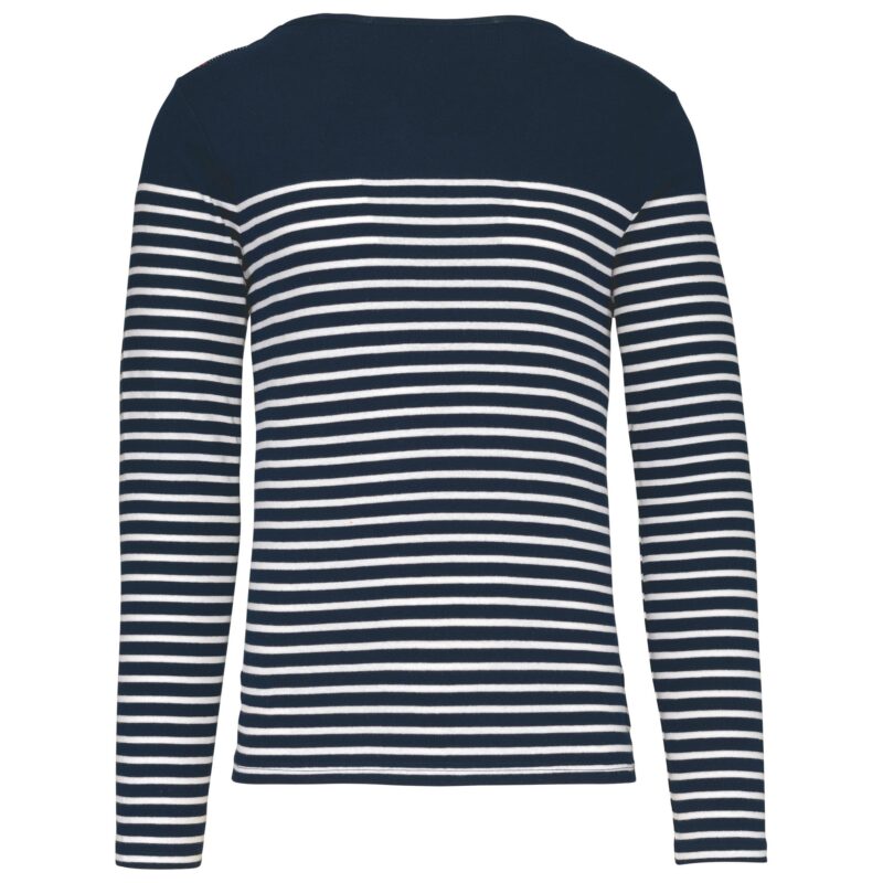 Gestreept heren-t-shirt lange mouwen - Afbeelding 2
