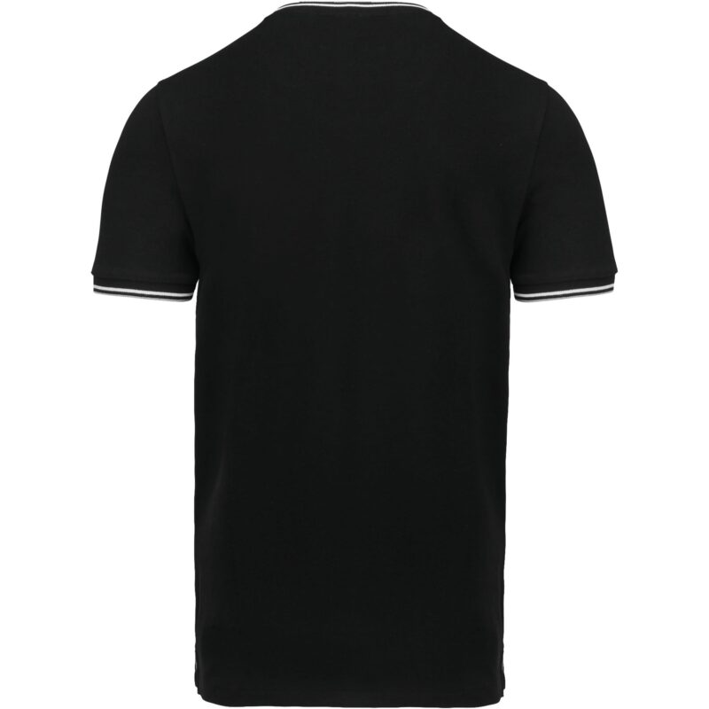 Heren-t-shirt piqué V-hals - Afbeelding 2