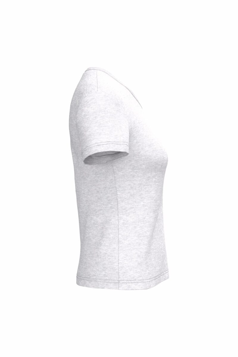 Dames T-shirt V-hals Korte Mouwen - Afbeelding 3