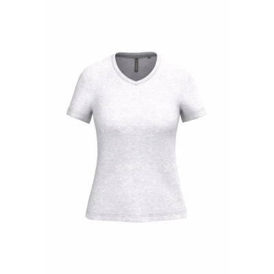 Dames T-shirt V-hals Korte Mouwen