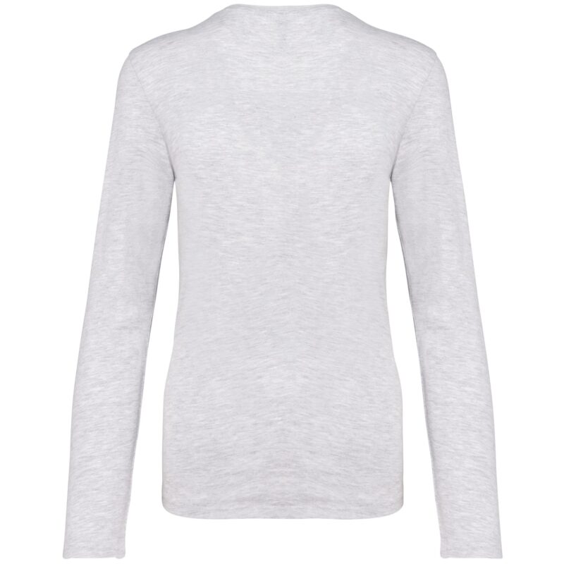 Dames T-shirt ronde hals lange mouwen - Afbeelding 2