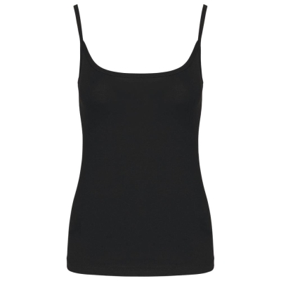 Damestop met schouderbandjes