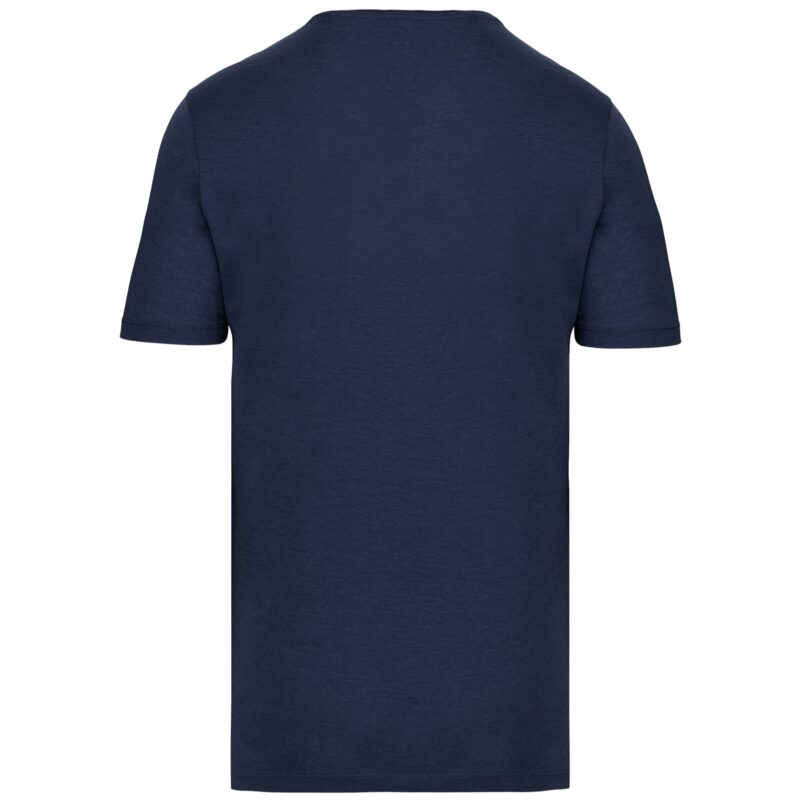 Bio T-shirt kraag met onafgewerkte rand korte mouwen - Afbeelding 2