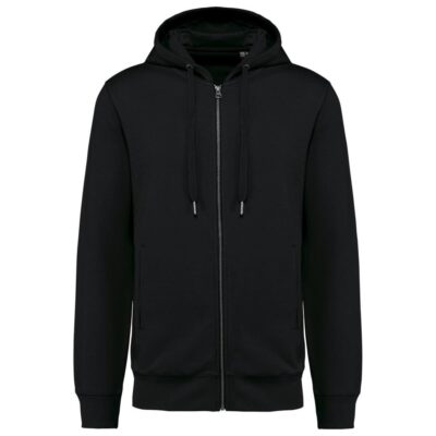 Ecologische uniseks sweatvest met capuchon