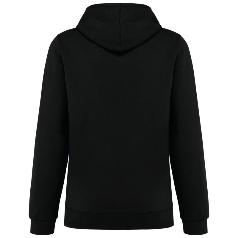 Unisex sweater met capuchon met contrasterend motief - Afbeelding 2