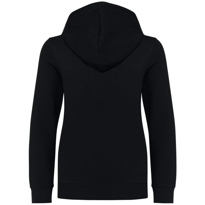 Unisex kindersweater met contrasterende capuchon met motief - Afbeelding 2