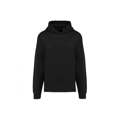 Oversized fleece sweater met capuchon