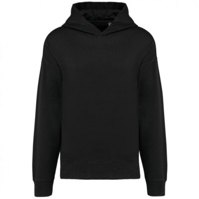 Oversized fleece sweater met capuchon
