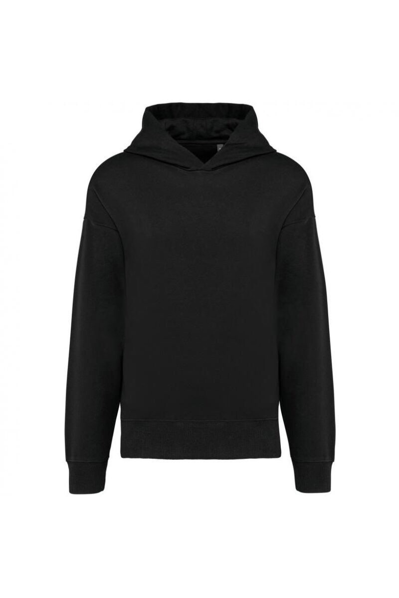 Oversized fleece sweater met capuchon